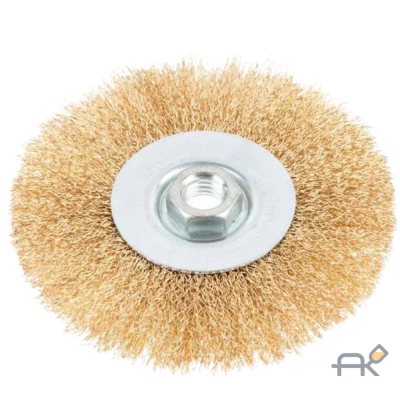 Щетка дисковая гофр.125ммх22мм GEPARD (GP0896-125) (плоская. для УШМ. в блистере) (GP0896-125)